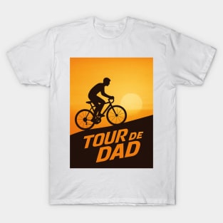 Tour de Dad – Cycling Dad T-Shirt